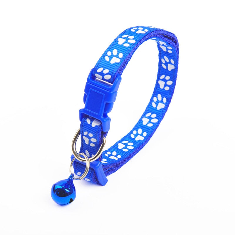 Colorful Personalized Cute Pet Dog Cat Bell Collar Adjustable Buckle
