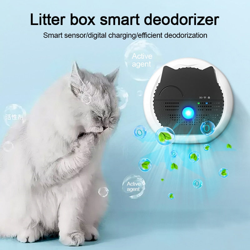 Smart Pet Dog Deodoriser Cat Litter Box Air Purifier Ozone Air Freshener