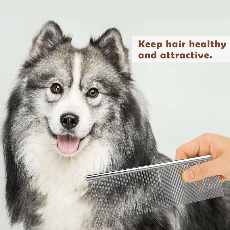 Pet Dog Cat Stainless Steel Flea Grooming Comb