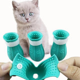 Adjustable Pet Cat Foot Cover Anti-Scratch Bite Silicone Paw Cover