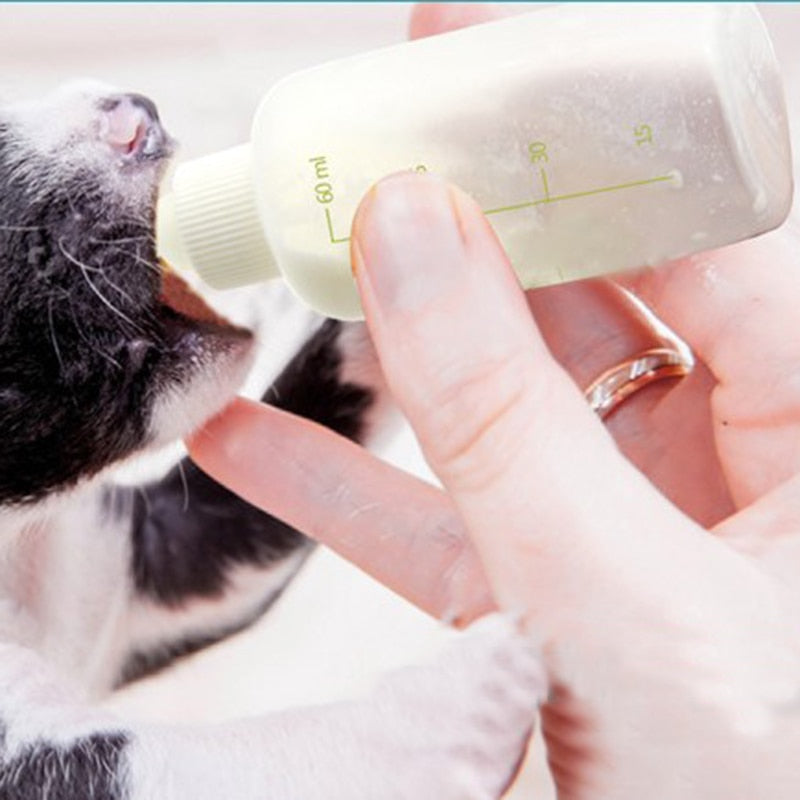 1set Small Dog Cat Newborn Feeding Bottle Pet Bady Nursing Water Milk Feeder