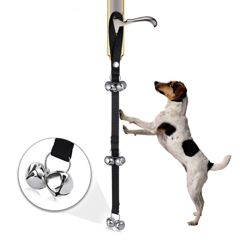 Pet Dog House training Door Bell Adjustable Housebreaking Doorbell