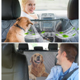 Pet Dog Travel Car Seat Cover Waterproof Carrier Hammock Car Rear Seat Protector Mat