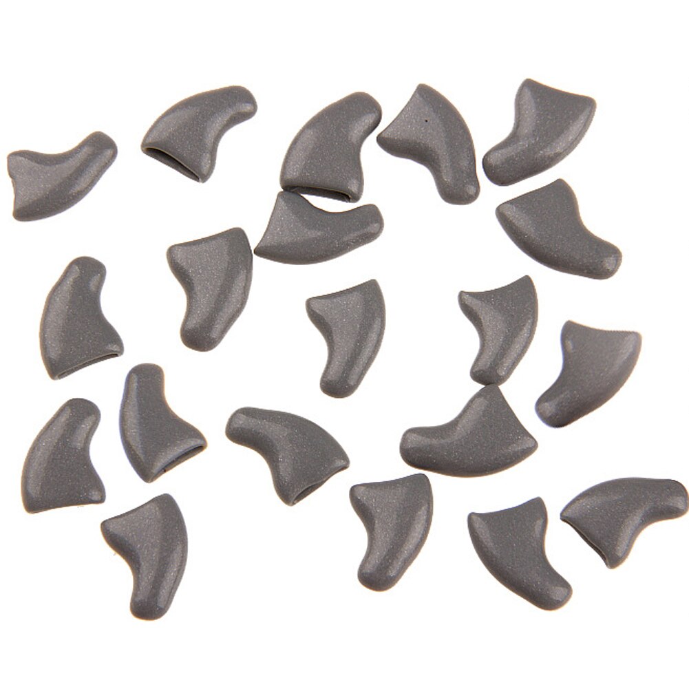 20pcs Soft Silicone Pet Cat Nail Caps Paw Protector Cat Nail Cover