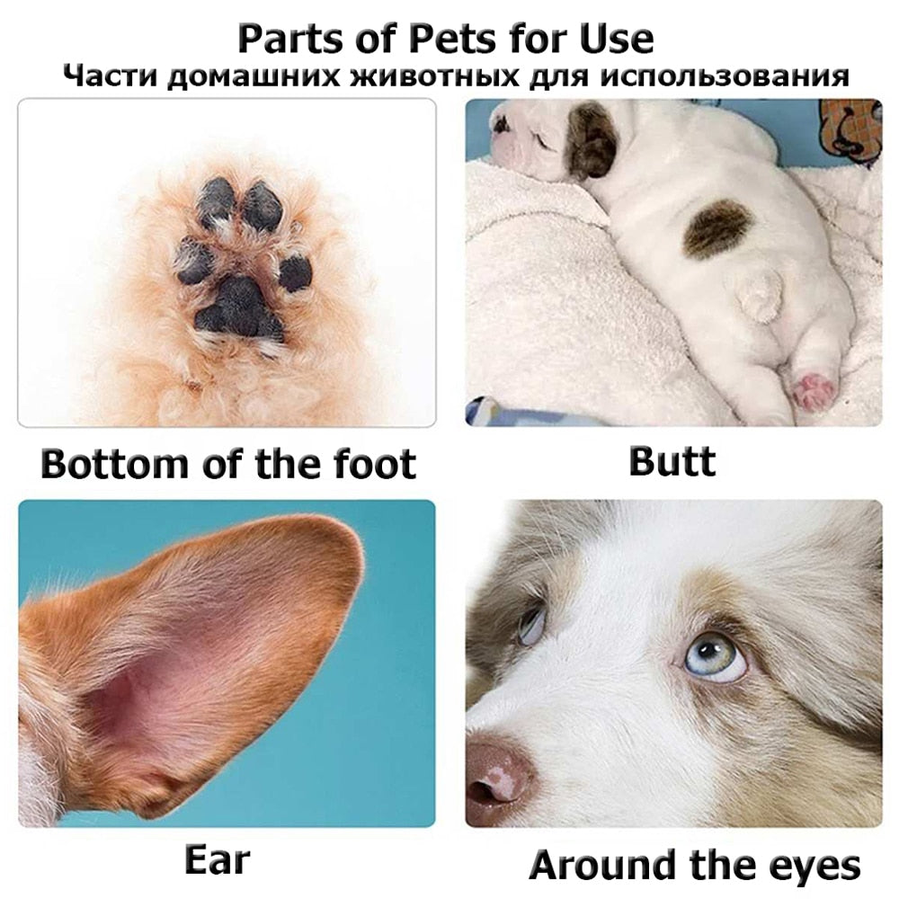 Pet Dog Cat Professional Foot Hair Trimmer Shear Butt Ear Eyes Hair Grooming Cutter