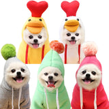 Fruit Small Pet Dogs Cats Clothes hoodies Warm Fleece Clothing Coat Jacket Suit