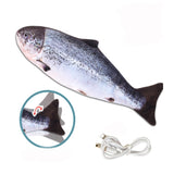 Pet Cats Dogs Toy Electric Wiggling Fish Molar Toy