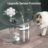 2L Cat Water Automatic Sensor Drinker Pet Auto Drinking Fountain