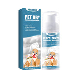 Pet Dog Cat Safe Friendly No Water No Rinse Dry Cleaning Shampoo