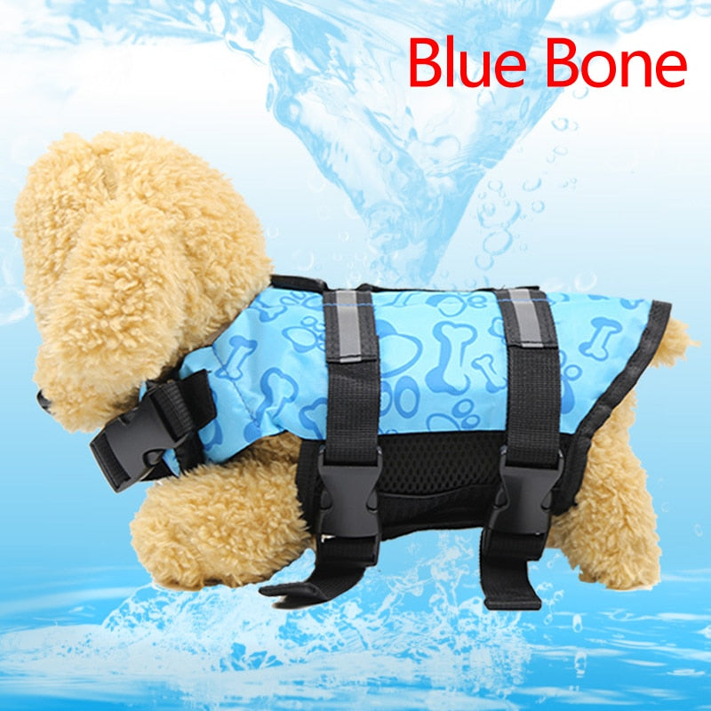 Pet Dog Life Vest Jacket Safety Clothes Swimming Clothes Swimwear