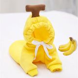 Pet Clothes Dogs Hooded Sweatshirt Fruit Warm Coat Cat Sweater Cold Weather Costume