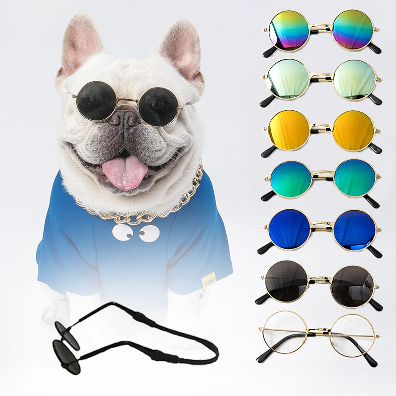 Dogs Cats Pet Sunglasses Harness Decorations Lenses