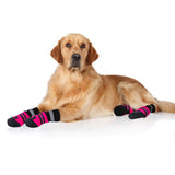 4pcs Medium Large Pet Dogs Labrador Husky Waterproof Winter Shoes Paw Boots