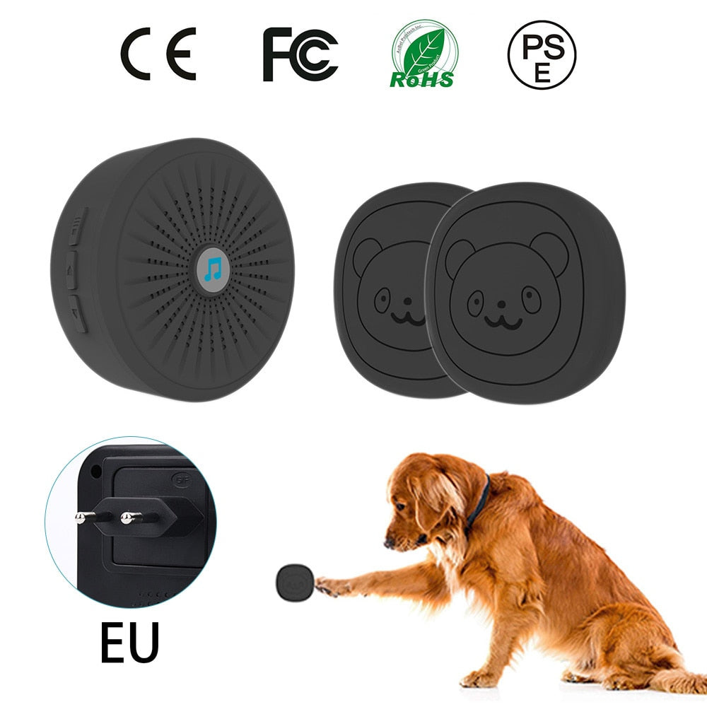 Pets Dog Wireless Training Doorbell With Touch Button