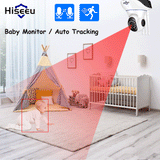 3MP 5MP PTZ IP Two-way Audio Pet Baby Monitor Video Record Camera