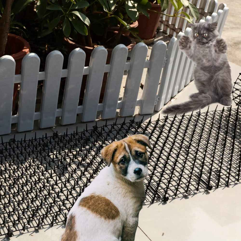 Gardening Pet Dog Cat Scat Repellent Mat Prickle Strips Spikes Straps