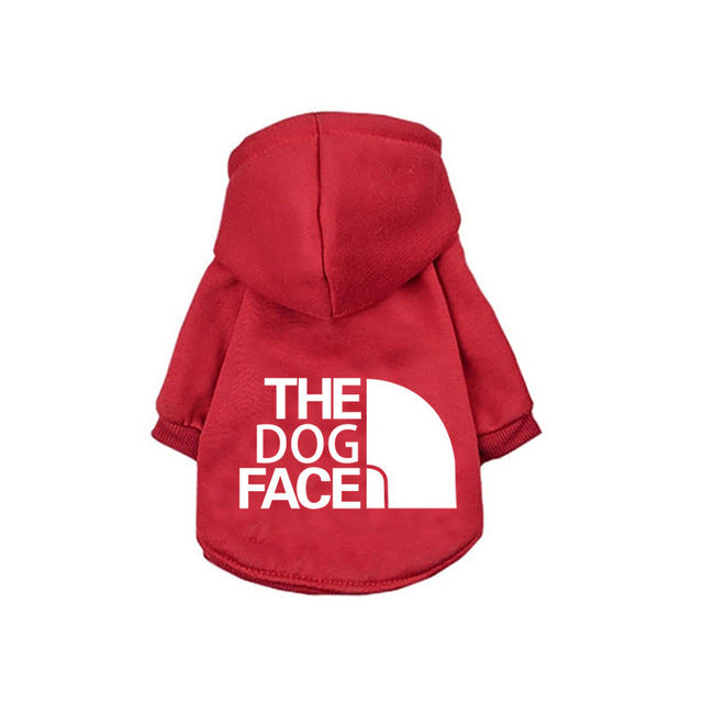 Autumn Winter Pet Large dog Clothes Hoodie Coat Pullover Casual Wear Thickened Warm Sweater