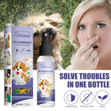 60ml Pet Dog Cat Natural Plant Formula Deodorant Liquid Perfume Spray
