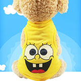 XS-M New Fashion Cartoon Pet Dog Clothes T-shirt Funny Puppy Summer Clothes Vest