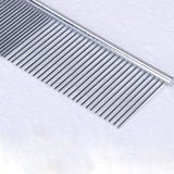 Dog Stainless Steel Comb Double-sided Needle Comb Puppies Kittens Hair Tools Combing Pet Grooming Brush Pet Accessories