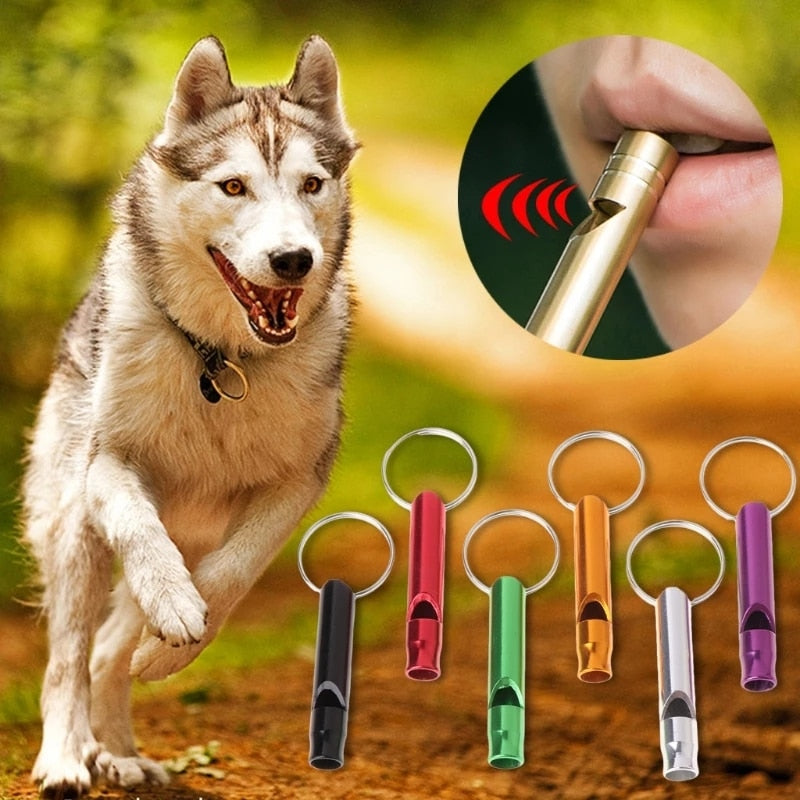 1 PCS Pet Dog Training Whistle Pitch Anti Bark Training Flute