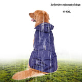 Reflective Pets Dogs Rain Coat Waterproof Clothes