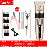 Dog Cat Hair Clipper pet Hair Trimmer Grooming Electric Shaver Set