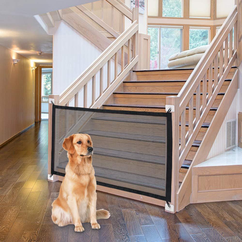 Ingenious Mesh Pet Dog Fence Indoor Outdoor Safe door Safety Enclosure