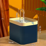 Pet  Cat Dog 1.5L USB Electric Mute Water Fountain Auto Recirculate Filter Drinker