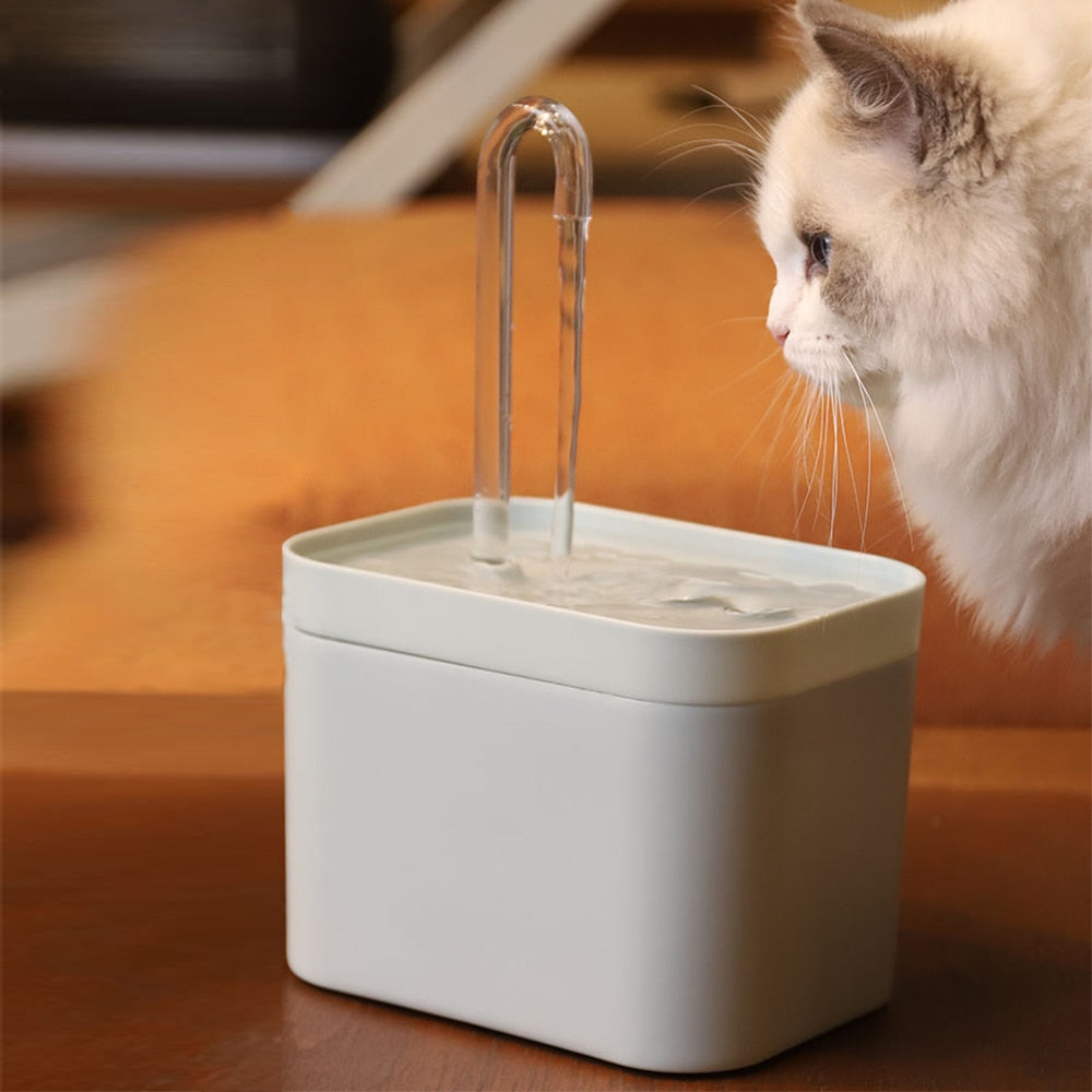 Pet  Cat Dog 1.5L USB Electric Mute Water Fountain Auto Recirculate Filter Drinker