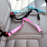 Pet Dog Cat Car Seat Belt Adjustable Lead Leash