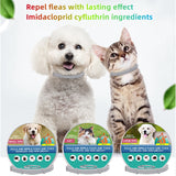 Pet Dog Cat Anti Flea Ticks Antiparasitic Collar Retractable Mosquitoes Repellent