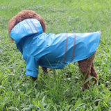 Outdoor Puppy Pet Rain Coat S-XL Hoody Waterproof Jackets PU Dogs Raincoat