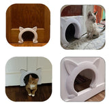Pet Cat Small Dog ABS Plastic Door Hole Access Direction Controllable