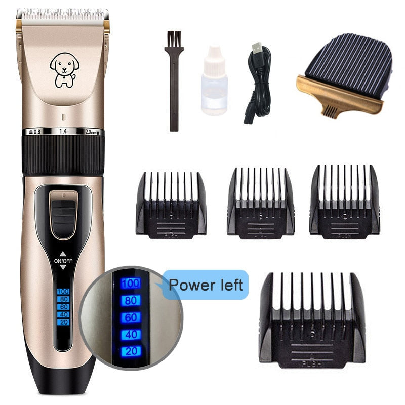 Pet Cat Dog Rabbit Hair Clippers Grooming Haircut Trimmer Shaver Set