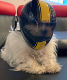 Handsome Cute Pet Helmet Cat Dog Cap Outdoor Anti-collision Hat Mini Motorcycle Hat