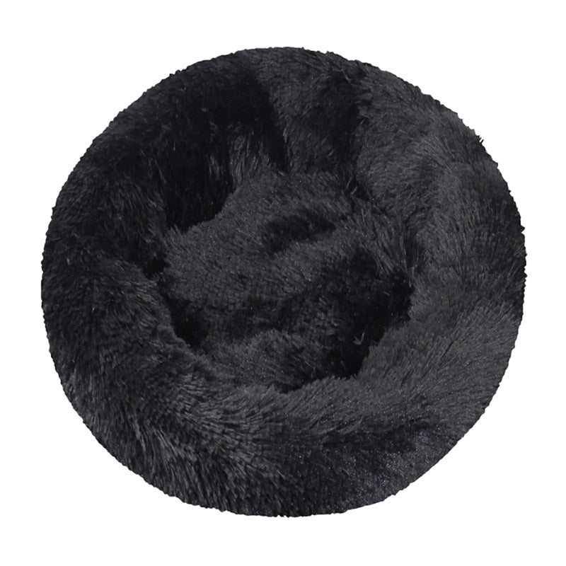 Cat Dog Bed Cushion Pet House Round Cushion Bed Pet Kennel Super Soft Fluffy Comfortable