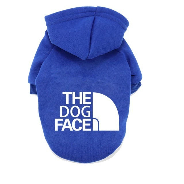 Autumn Winter Pet Medium Dog Clothes Hoodie Coat Pullover Casual Wear Thickened Warm Sweater