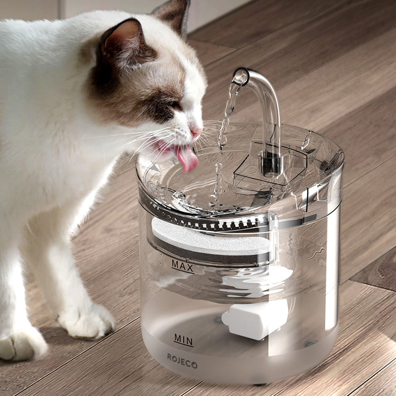 2L Cat Water Automatic Sensor Drinker Pet Auto Drinking Fountain